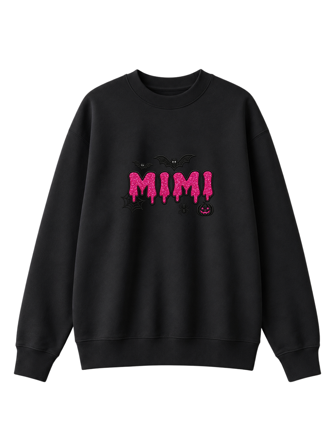 Chaotic Mom Custom Family Role Spooky Halloween Slime Bat Spider Sweatshirt