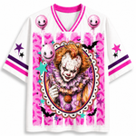 Preppy Horror Bundle Retro Halloween Characters Mesh Jersey