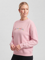 Chaotic Mom Custom Embroided Boy Mama Club Pastel Rainbow Sweatshirt