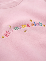 Chaotic Mom Custom Embroided Boy Mama Club Pastel Rainbow Sweatshirt