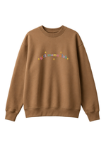 Chaotic Mom Custom Embroided Boy Mama Club Pastel Rainbow Sweatshirt