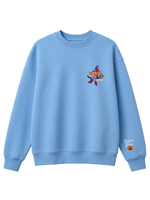Chaotic Mom Custom Embroided Mama Est Year Witch Legs Broomstick Crewneck Sweatshirt