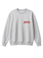 Chaotic Mom Embroided Good Moms Say Bad Words Sarcastic Sweatshirt