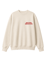 Chaotic Mom Embroided Good Moms Say Bad Words Sarcastic Sweatshirt