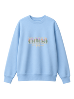 Chaotic Mom Custom Embroided Aesthetic Wildflower Mama Ribbon Bow Est Year Sweatshirt