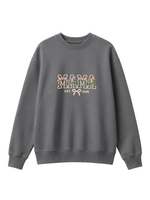 Chaotic Mom Custom Embroided Aesthetic Wildflower Mama Ribbon Bow Est Year Sweatshirt