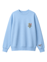 Chaotic Mom Custom Embroided Botanical Grandma Wildflower Bouquet Sweatshirt