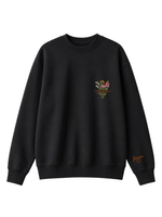 Chaotic Mom Custom Embroided Botanical Grandma Wildflower Bouquet Sweatshirt
