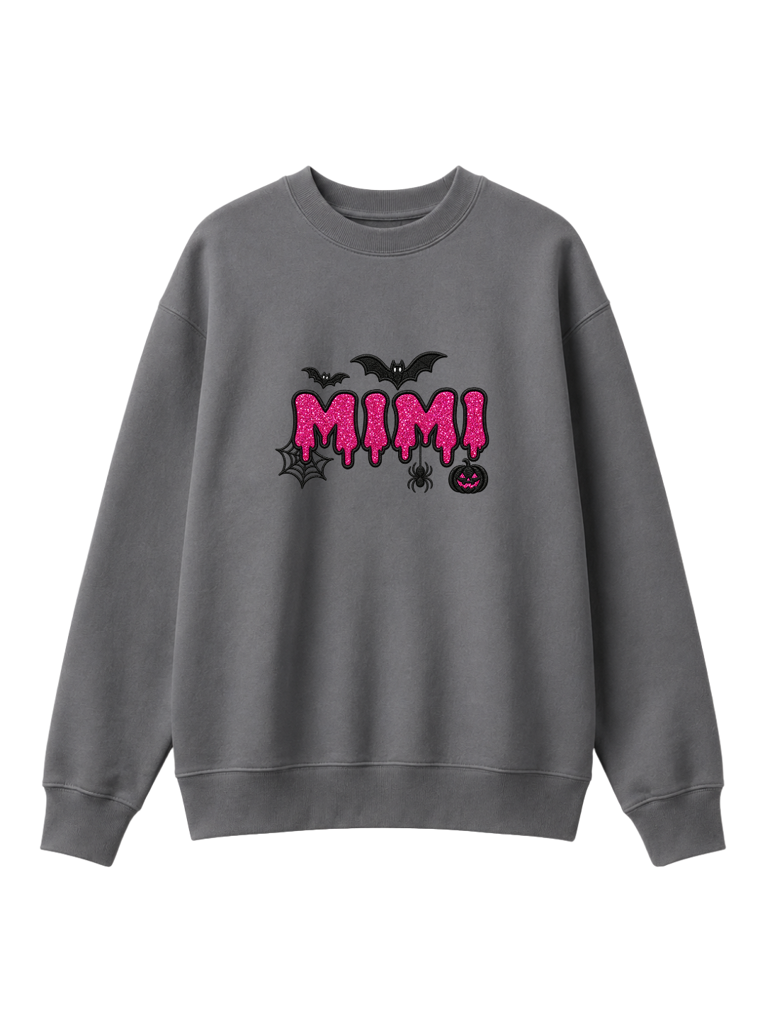 Chaotic Mom Custom Family Role Spooky Halloween Slime Bat Spider Sweatshirt