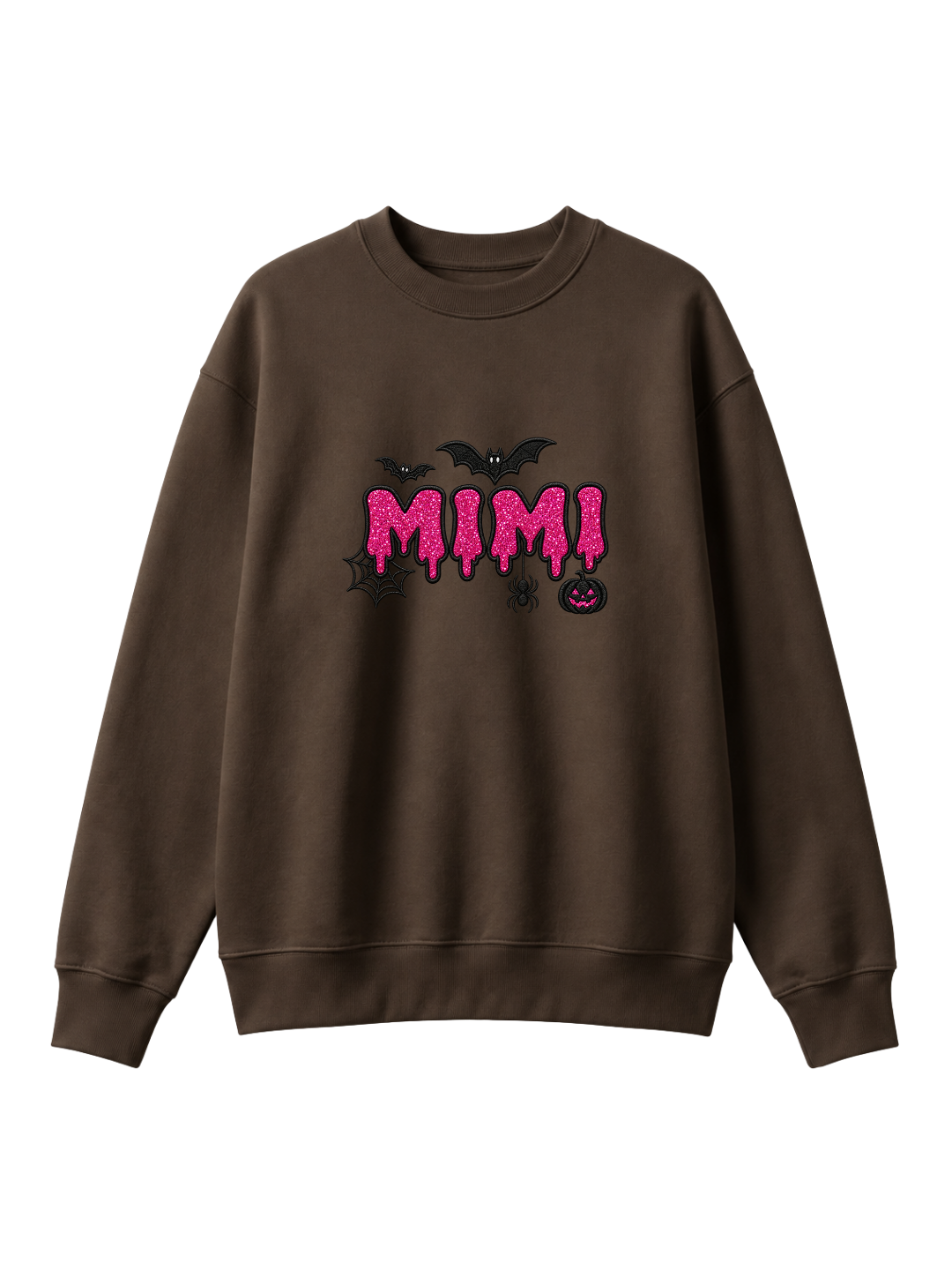 Chaotic Mom Custom Family Role Spooky Halloween Slime Bat Spider Sweatshirt