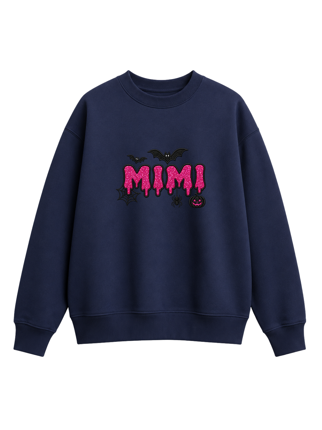 Chaotic Mom Custom Family Role Spooky Halloween Slime Bat Spider Sweatshirt