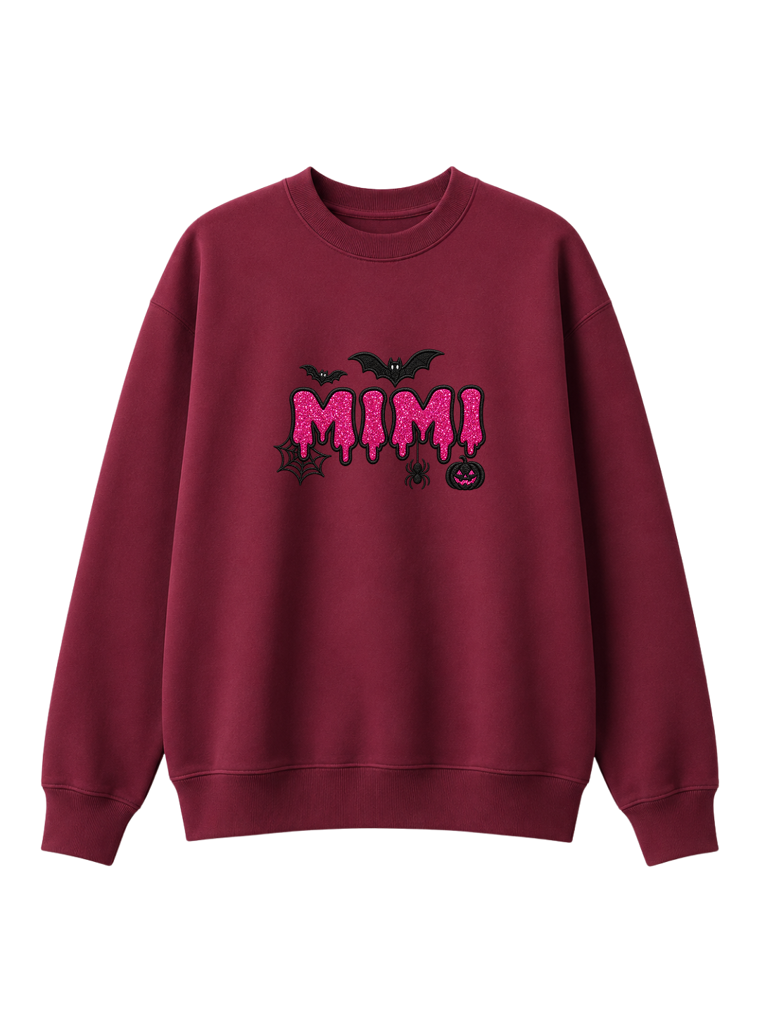 Chaotic Mom Custom Family Role Spooky Halloween Slime Bat Spider Sweatshirt