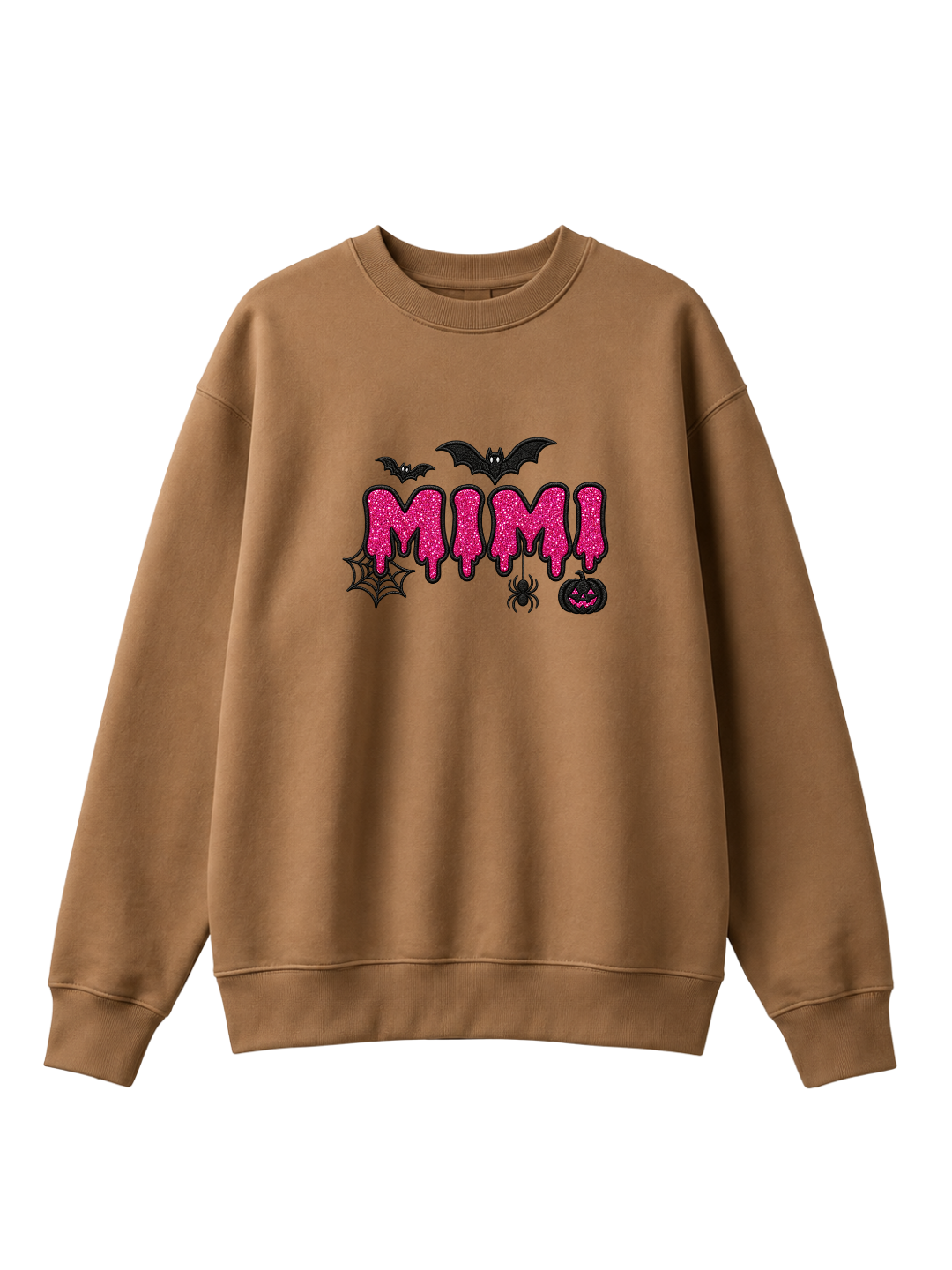 Chaotic Mom Custom Family Role Spooky Halloween Slime Bat Spider Sweatshirt