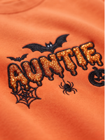 Chaotic Mom Custom Family Role Spooky Halloween Slime Bat Spider Sweatshirt