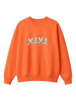 Chaotic Mom Embroided Aesthetic Wildflower Mama Est 2026 Sweatshirt