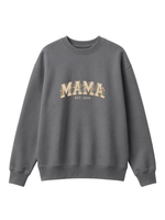 Chaotic Mom Embroided Aesthetic Wildflower Mama Est 2026 Sweatshirt