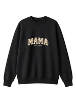Chaotic Mom Embroided Aesthetic Wildflower Mama Est 2026 Sweatshirt