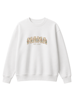 Chaotic Mom Embroided Aesthetic Wildflower Mama Est 2026 Sweatshirt