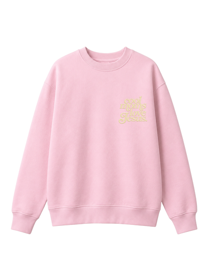Chaotic Mom Embroided Cool Mom Love Jesus Christian Faith Sweatshirt
