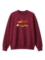 Chaotic Mom Embroided Spooky Fall Cozy Season Campfire Ghost Pumpkin Sweatshirt