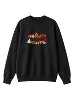 Chaotic Mom Embroided Spooky Fall Cozy Season Campfire Ghost Pumpkin Sweatshirt