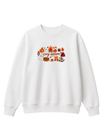 Chaotic Mom Embroided Spooky Fall Cozy Season Campfire Ghost Pumpkin Sweatshirt