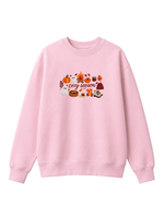 Chaotic Mom Embroided Spooky Fall Cozy Season Campfire Ghost Pumpkin Sweatshirt