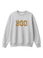 Chaotic Mom Embroided Varsity Chenille Patch Boo Spooky Season Halloween Sweatshirt