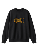 Chaotic Mom Embroided Varsity Chenille Patch Boo Spooky Season Halloween Sweatshirt