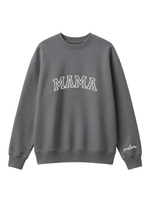 Chaotic Mom Embroided Varsity Mama Custom Crewneck Sweatshirt