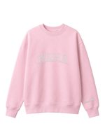 Chaotic Mom Embroided Varsity Mama Custom Crewneck Sweatshirt