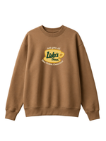 Chaotic Mom Gingham Embroided See You At Lukes Diner Coffee Cup Sweatshirt