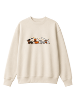 Chaotic Mom Halloween Dachshund Costumes Parade Spooky Season Crewneck Sweatshirt