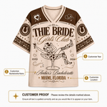 Chaotic Mom My Last Rodeo Western Bachelorette Party Mesh Jersey