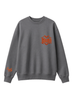 Chaotic Mom Custom Embroided Spooky Gothic Mama Bats Heart Chest Sweatshirt
