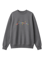 Chaotic Mom Custom Embroided Boy Mama Club Pastel Rainbow Sweatshirt