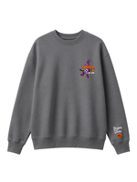 Chaotic Mom Custom Embroided Mama Est Year Witch Legs Broomstick Crewneck Sweatshirt