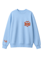 Chaotic Mom Custom Embroided Spooky Gothic Mama Bats Heart Chest Sweatshirt