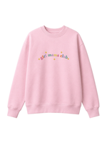 Chaotic Mom Custom Embroided Boy Mama Club Pastel Rainbow Sweatshirt