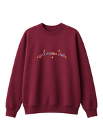 Chaotic Mom Custom Embroided Boy Mama Club Pastel Rainbow Sweatshirt