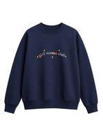 Chaotic Mom Custom Embroided Boy Mama Club Pastel Rainbow Sweatshirt