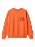 Chaotic Mom Custom Embroided Spooky Gothic Mama Bats Heart Chest Sweatshirt