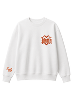 Chaotic Mom Custom Embroided Spooky Gothic Mama Bats Heart Chest Sweatshirt