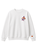 Chaotic Mom Custom Embroided Mama Est Year Witch Legs Broomstick Crewneck Sweatshirt