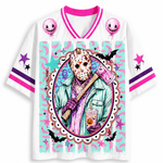 Preppy Horror Bundle Retro Halloween Characters Mesh Jersey