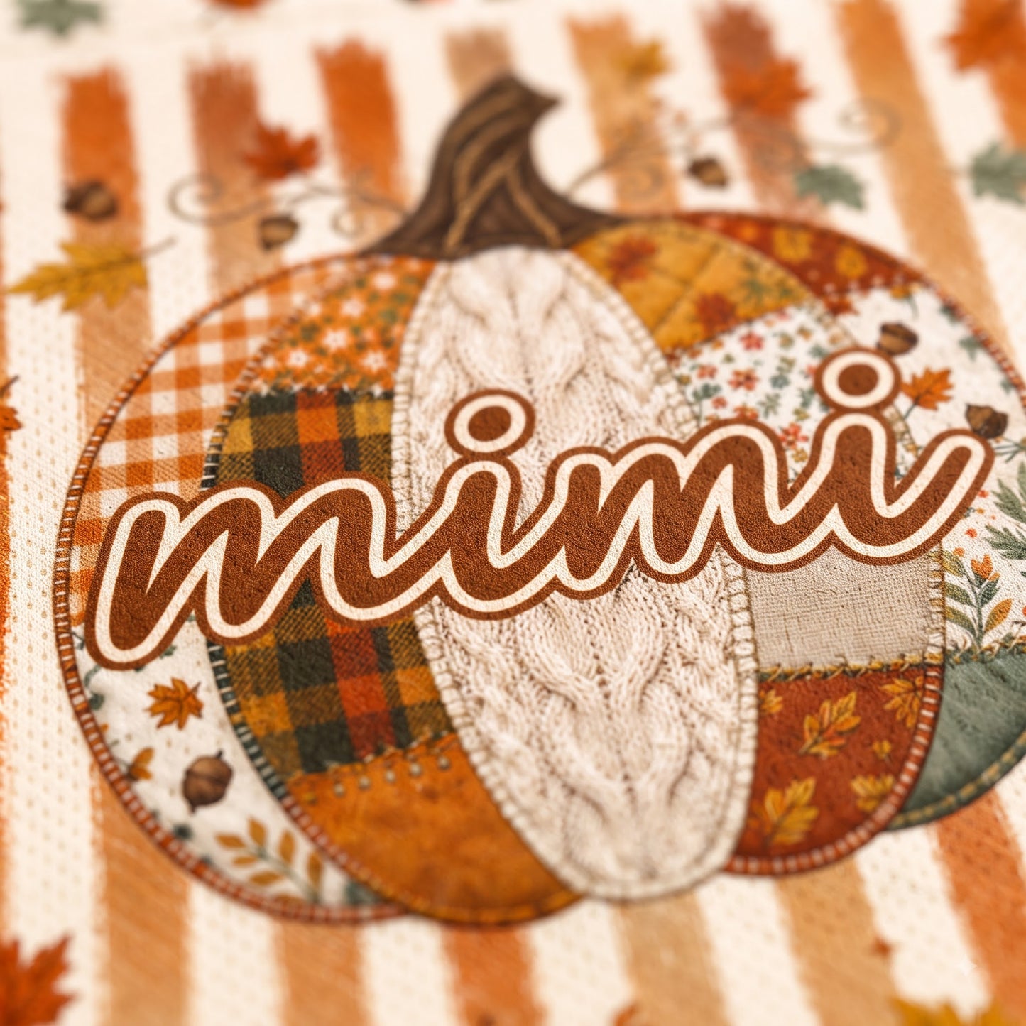 Chaotic Mom Custom Thanksgiving Pumpkin Maple Leaves Mesh Jersey